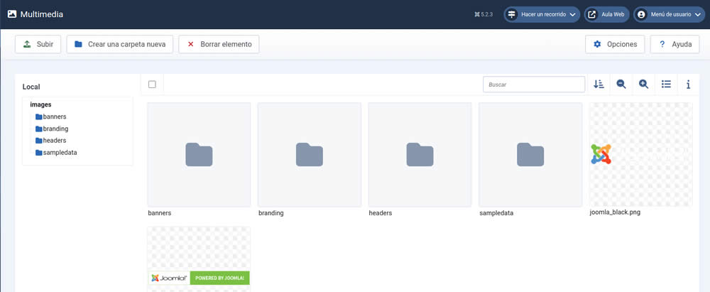 biblioteca multimedia